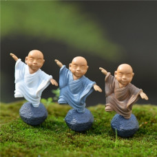 Decor Figurine - Buddhist Monks Miniature