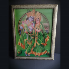 Wall Decor - 3D- 5D Picture Hindu God-Radha-Krishna