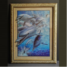 Wall Decor - 3D- 5D Picture/Photo Scenery Dolphin